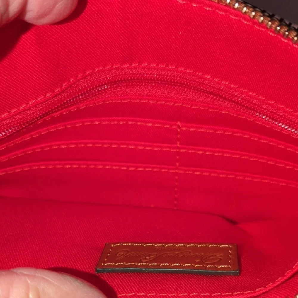 Dooney & Bourke Gray Leather Wristlet
